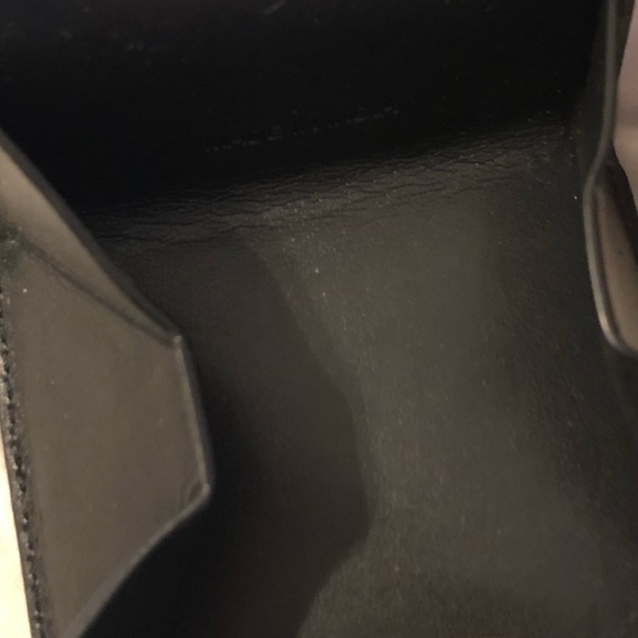 Coach Black/Dark Navy Coach CC Logo Canvas Coin Change Purse - Picture 6 of 8